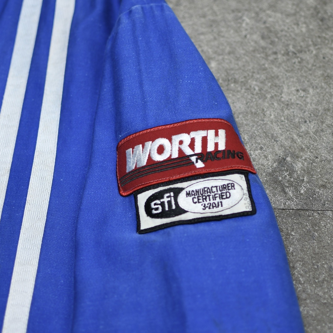 WORTH stand collar racing jacket