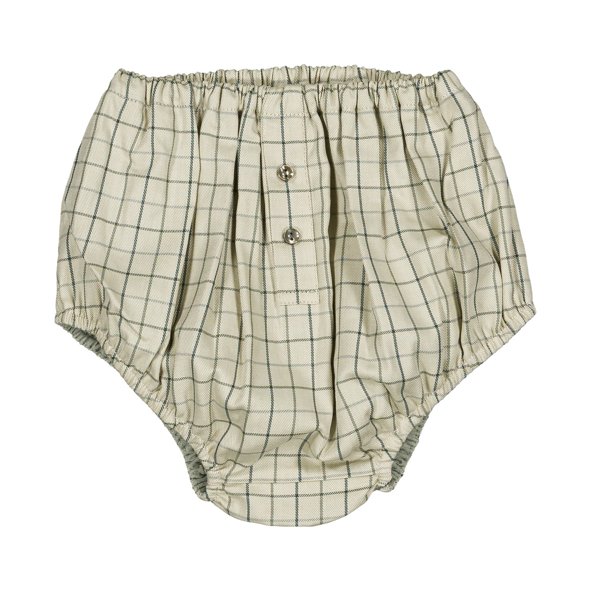 ご予約【MaisonMarelle】送料無料Bloomer CHAILLOT - apple green checks