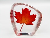 Robert Ljubez's Red Maple Leaf Crystal  楓（カエデ）ロバート・リュベスの楓