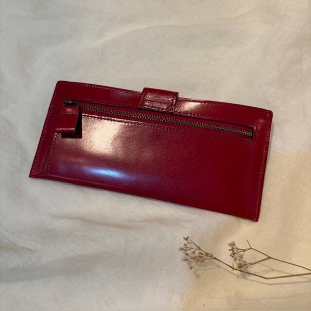 B.stuff　薄手のお財布(ディープレッド)