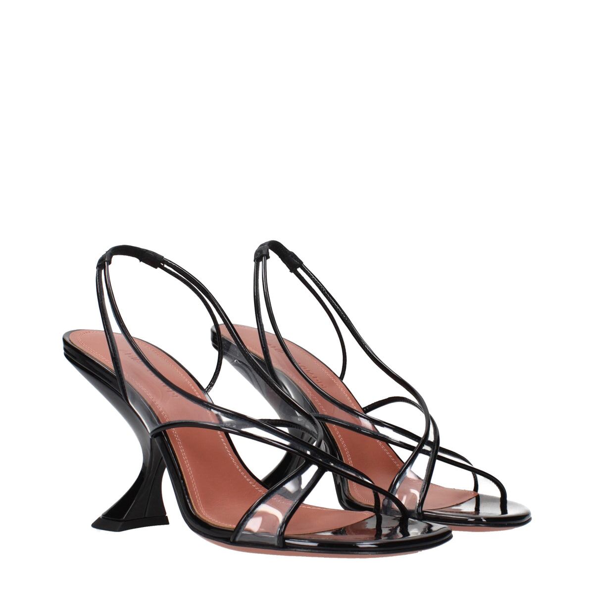 【新品】AMINA MUADDI アミナムアディ レディース サンダル パテントレザー ブラック LENASANDAL90PATENTBLACK