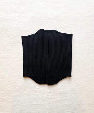 TAN/24SS-11 RIB KNITTED CUMMERBUNO(BLACK)