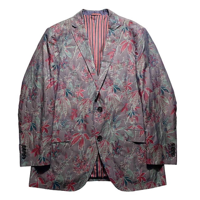 ETRO botanical jacquard tailored jacket “ETROLIGHT”
