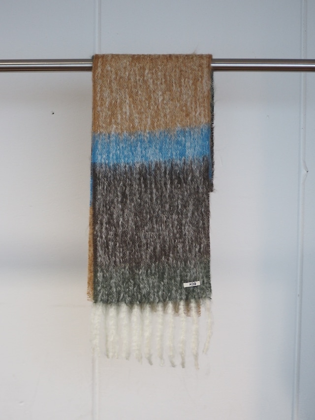 Color-block scarf(BRN)