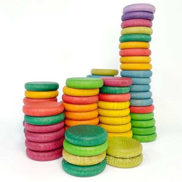 グラパット Grapat 72コイン 自然素材を生かしたおもちゃ スペイン