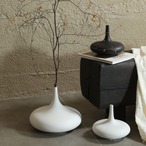 花瓶 フラワーベース しずく ドロップ 一輪挿し おしゃれ モダン 北欧 インテリア 雑貨 陶器 デザイン シンプル ミニマル