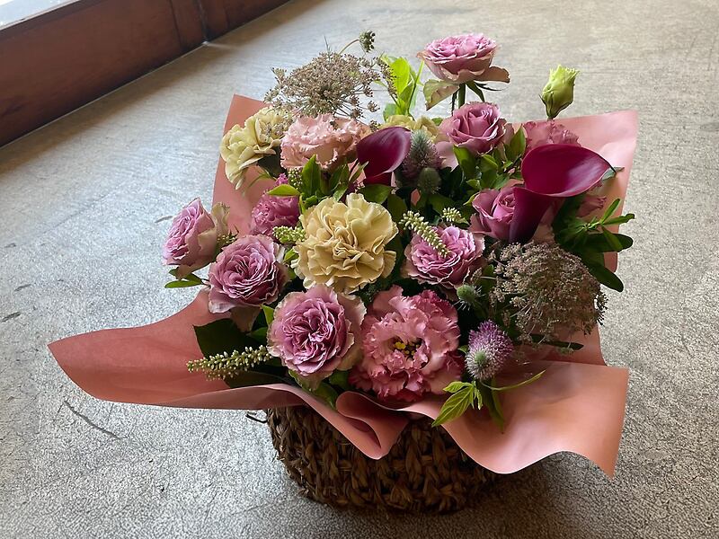 御祝に人気っ!「アンティーク」【アレンジメント】