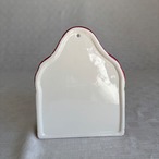 お塩壺　蓋付き　さくらんぼのキャニスター　お塩入れ　壁掛け穴あり　12kwek21