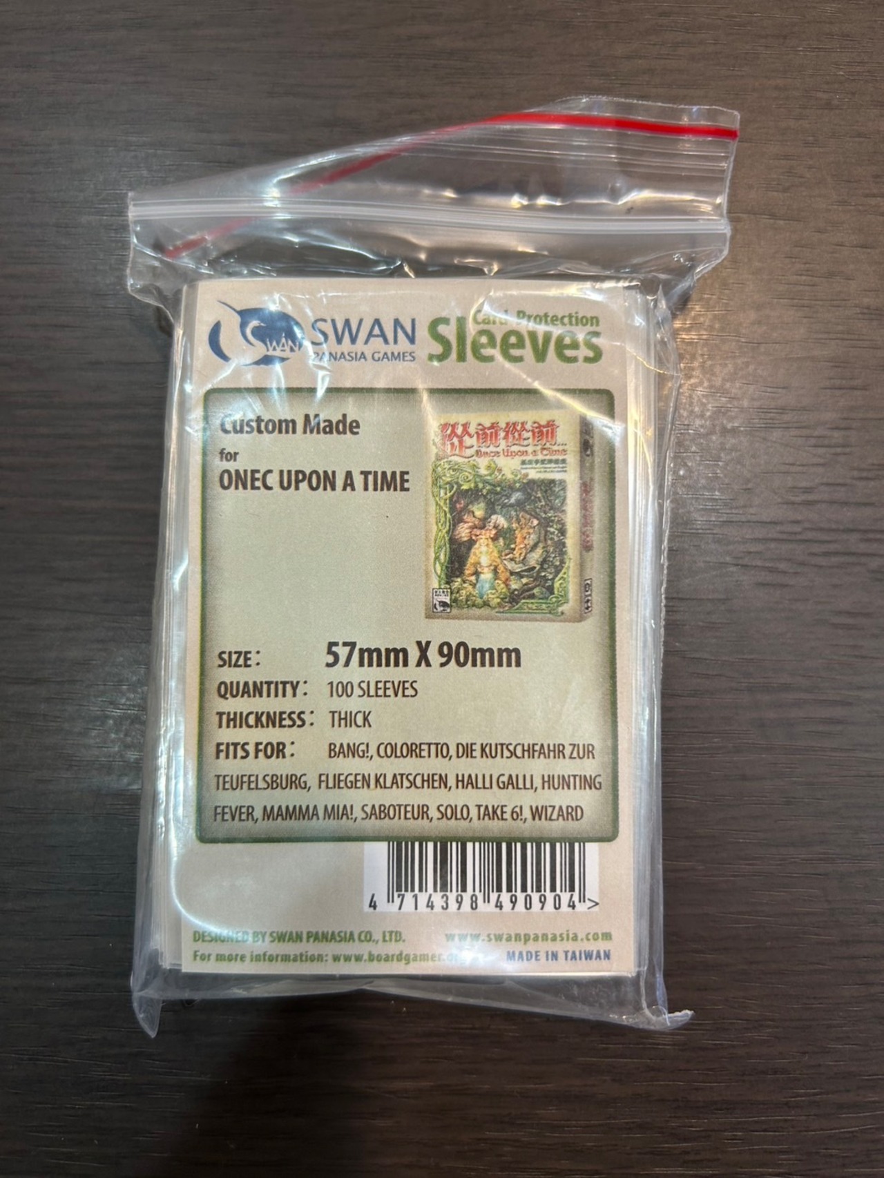 【スリーブ】Card Protection Sleeves Thick  57×90mm /swan panasia games