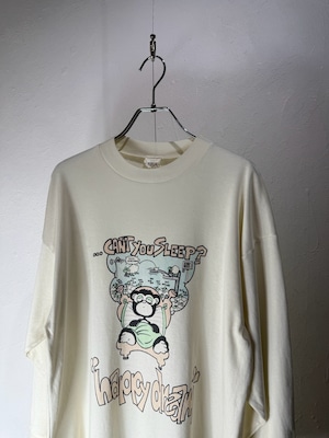 80~90’s Spain Made “Can’t You Sleep?” L/S T-shirt