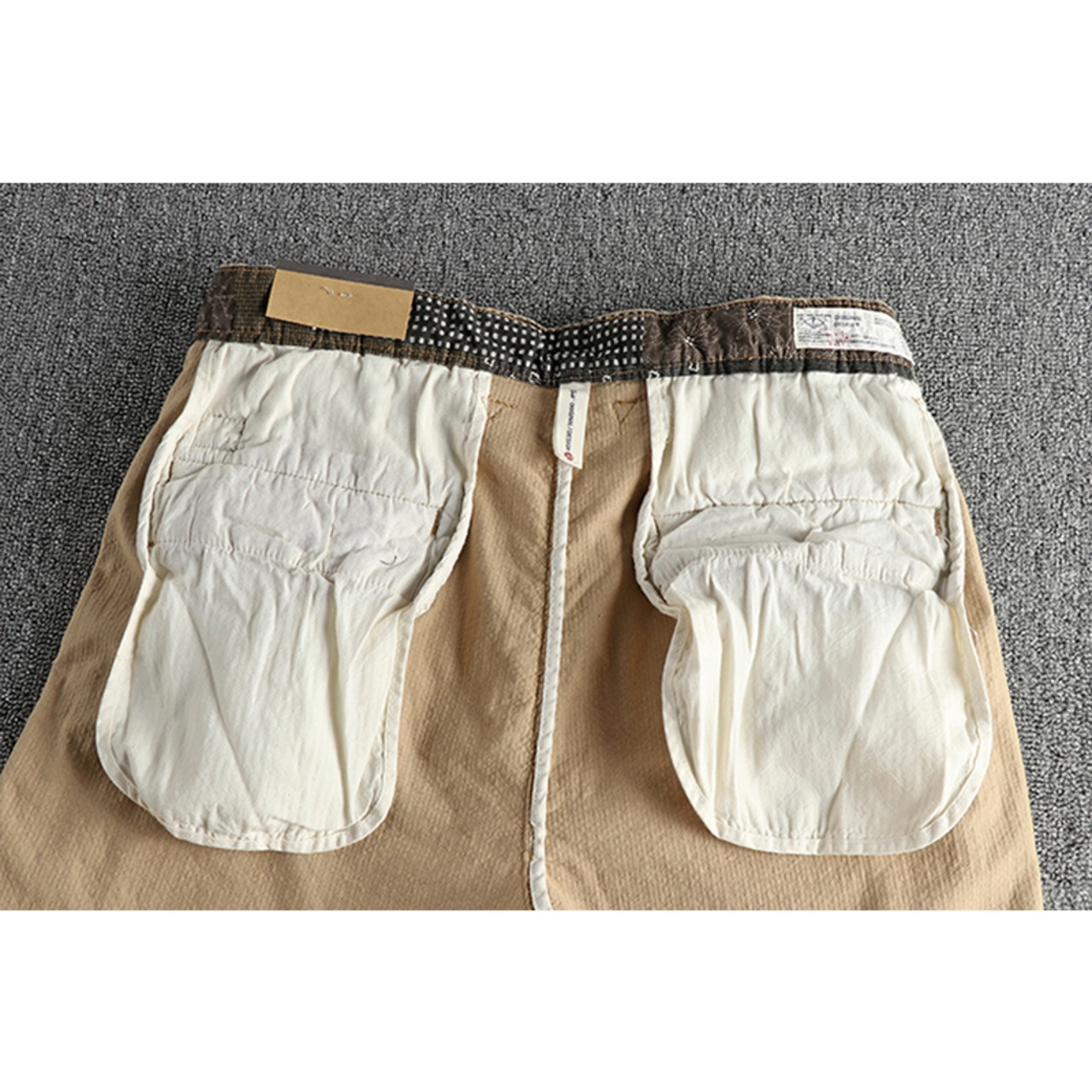 Front Pleats Thin Wale Cotton Corduroy ◇3color H0019