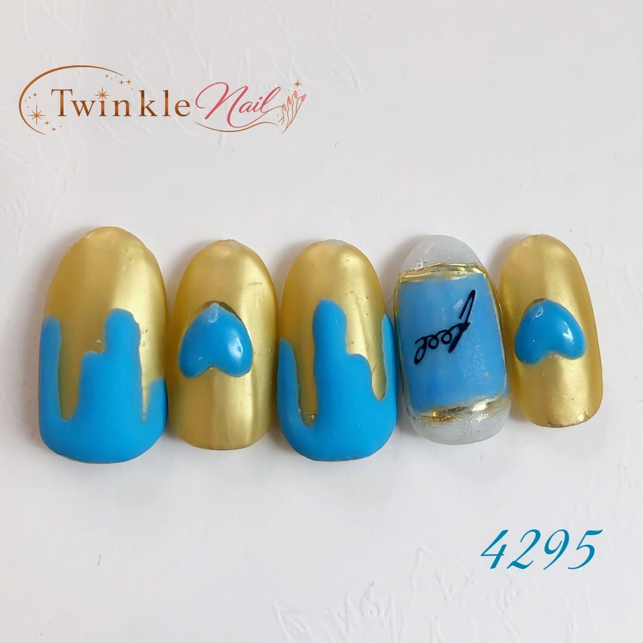 ネイルチップ【4295】ゴールドネイル | Twinkle Nail