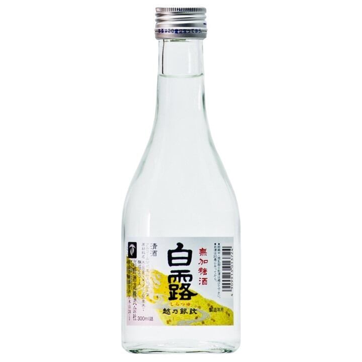 【白銀の露】完全親株　多頭4頭以上！　極上斑 越乃銀紋 白露 普通酒 300ml×20本 (1ケース) 日本酒 新潟 高野酒造
