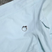 TOMMY HILFIGER 3点留め button down shirt light blue