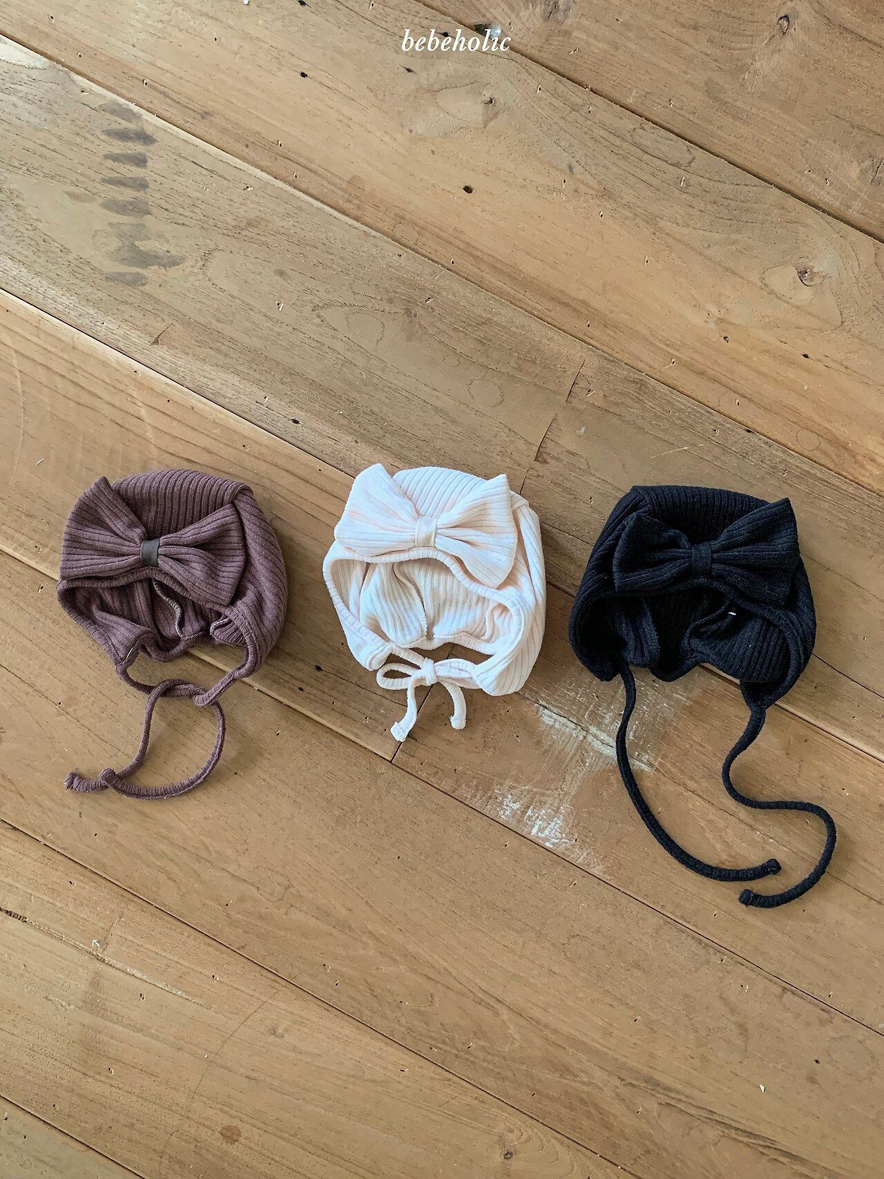 may ribbon bonnet【bebeholic】※9月中旬〜下旬発送予定