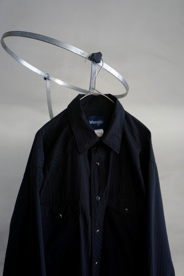 Wrangler shadow stripe western shirt