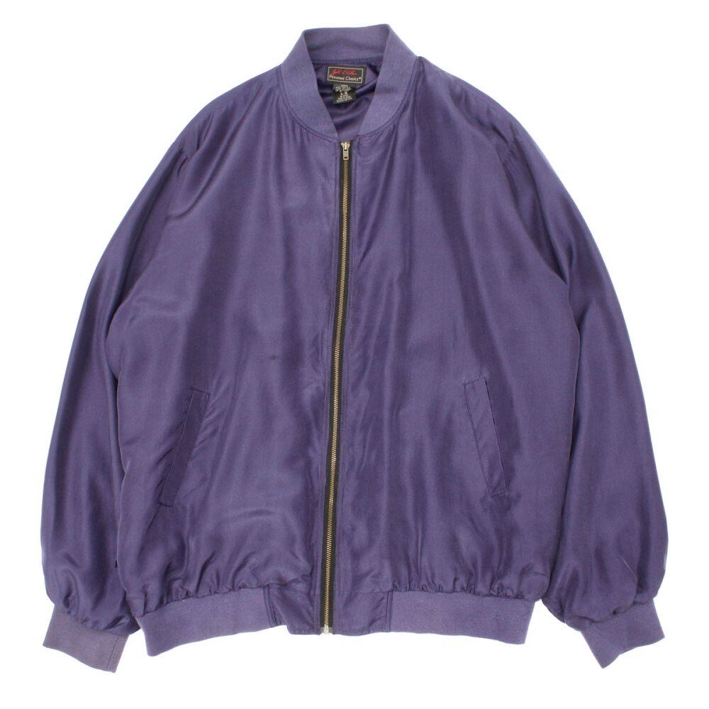 Vintage silk jacket blouson [John L Blair] [1990s-] Purple | beruf