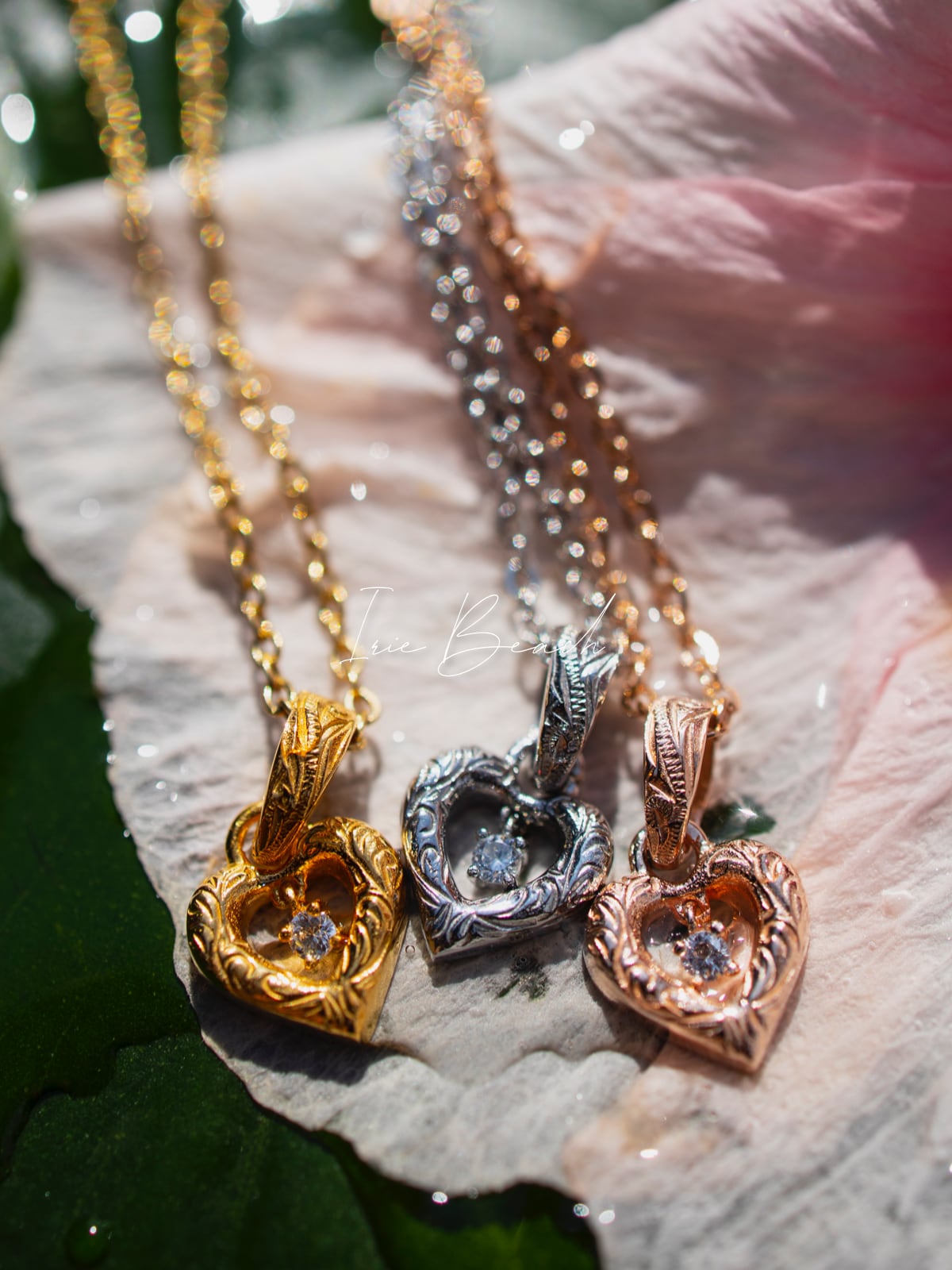 Heart zirconia necklace | IRIEBEACH