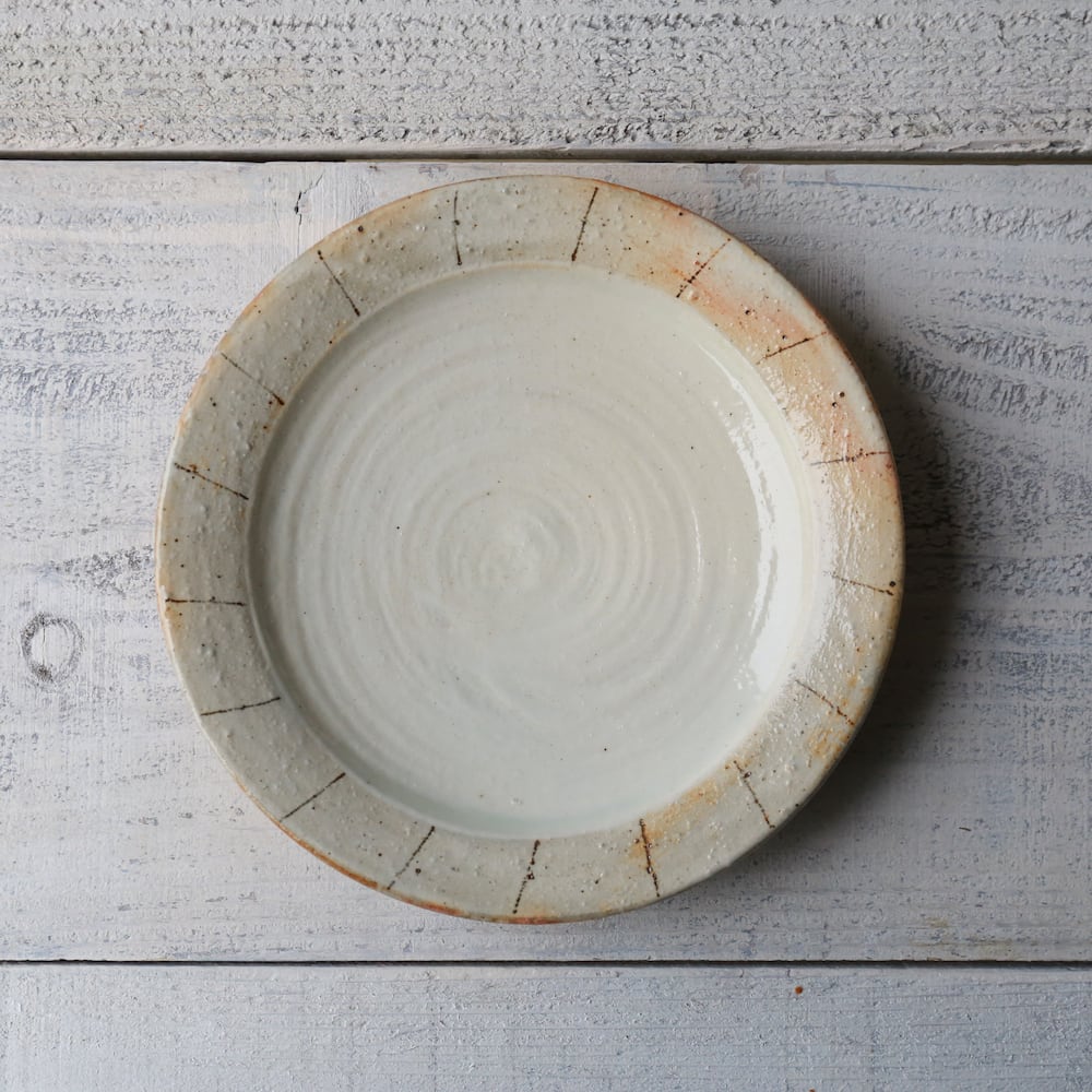 たて鉄線 エッグソーサー