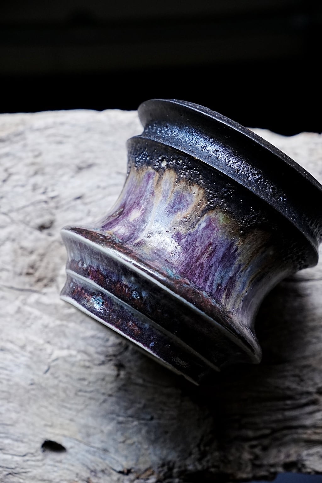 カタチ製作所 Mederu pot バレル Sサイズ Two-tone Wine 【公式通販】