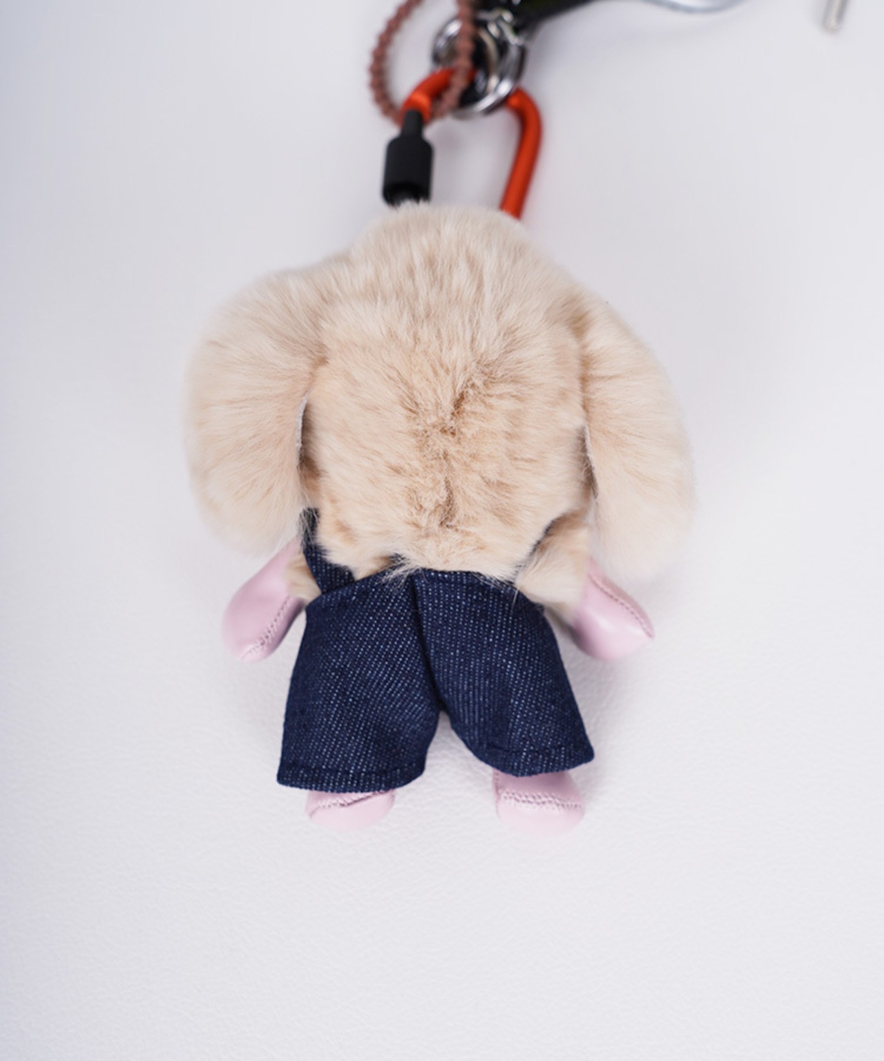 【直営限定ITEM】ドレスアップファーDOGGY BAGチャーム (PINK BEIGE)　CQ-47514H