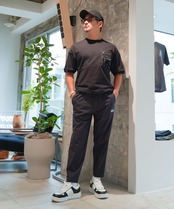 【#Re:room】4WAY STRETCH NYRON TAPERED PANTS［REP253］