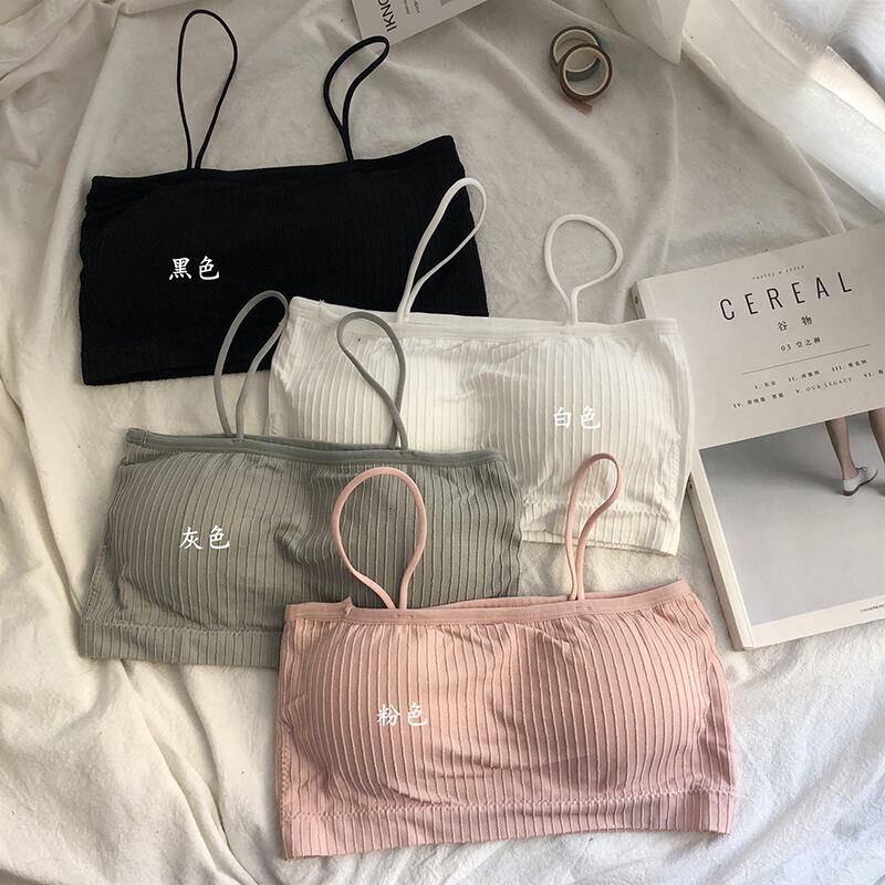 女の子の下着チューブトップトップ2020年夏の新しいバージョンのアンチフェイルキャミソールと包まれた胸の女子学生 YY-ファッション5089450911