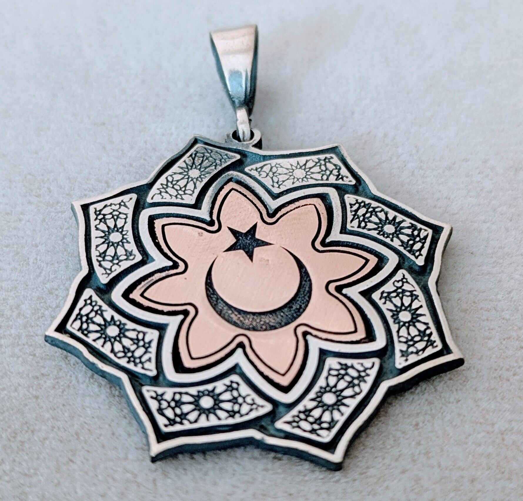 NEW＊トルコ国旗 月&星ペンダントトップ Silver925 | HAYAT TURKISH STYLE
