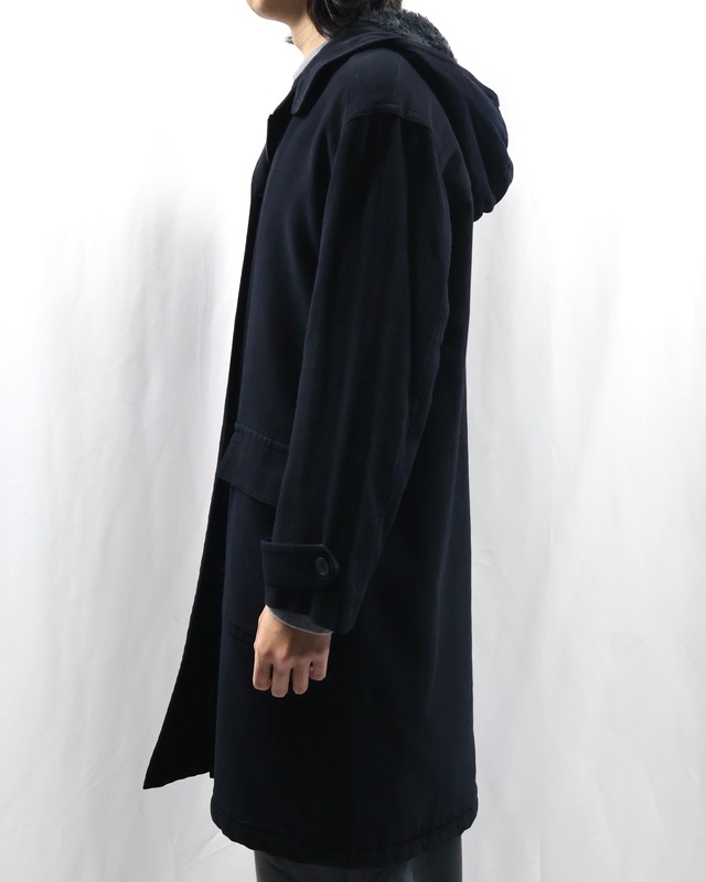 "Calvin Klein" hooded half coat