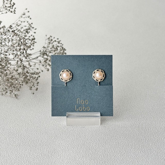 クラシカル ビジューイヤリング