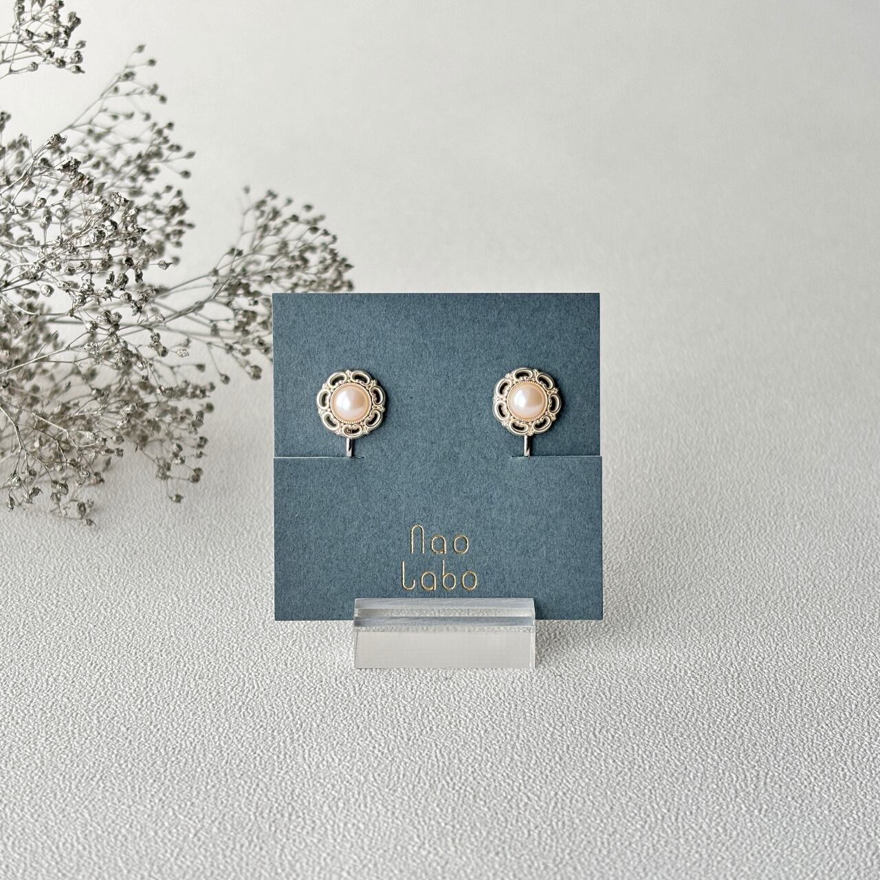 クラシカル ビジューイヤリング