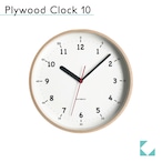 KATOMOKU plywood clock 10 km-76N 掛け時計