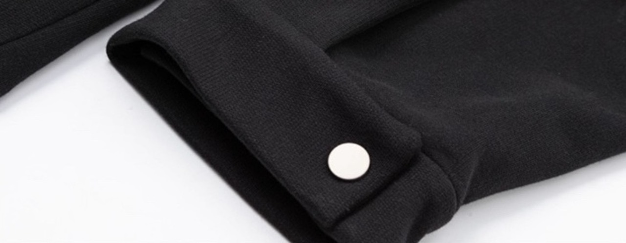 FRKM SCD 25AW レイヤード デコンストラクト ジッパーショートパーカー