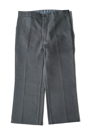 【DEAD-STOCK】50~60's "French Work" Blue Gray Color Cotton Piqué Trousers