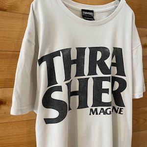 【THRASHER】ビッグロゴ Tシャツ Mサイズ スラッシャー スケボー US古着 アメリカ古着