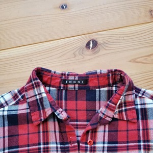 【USED】ＩＮＧＮＩ　イング　ネルシャツ　美品　おしゃれ　可愛い　Mサイズ