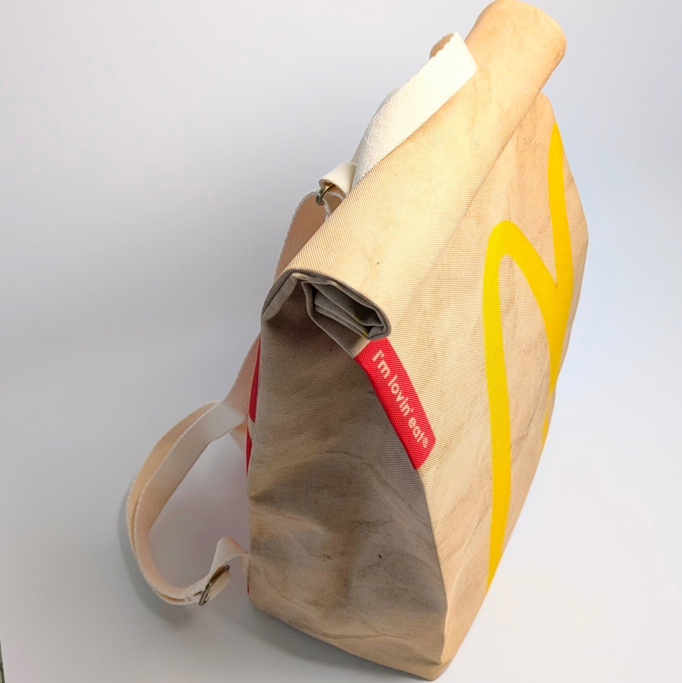 再入荷!【マクドナルド (McDonald) ロゴ】リュックタイプ*紙袋風〚アメリカン雑貨 アメトイ〛