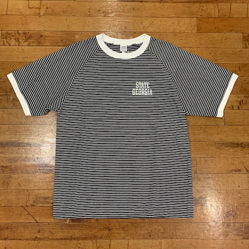 BARNS OUTFITTERS BORDER Tee (Black) /BR-7921