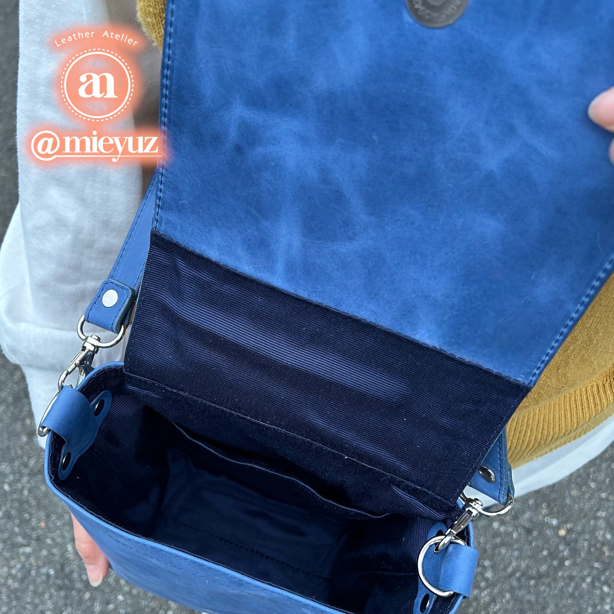 受注生産】 ショルダーバッグ 本革 たつのレザー | @mieyuz