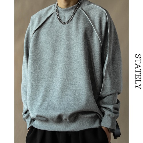 カーブラインRaglan Sweatshirt/3color_T41 画像