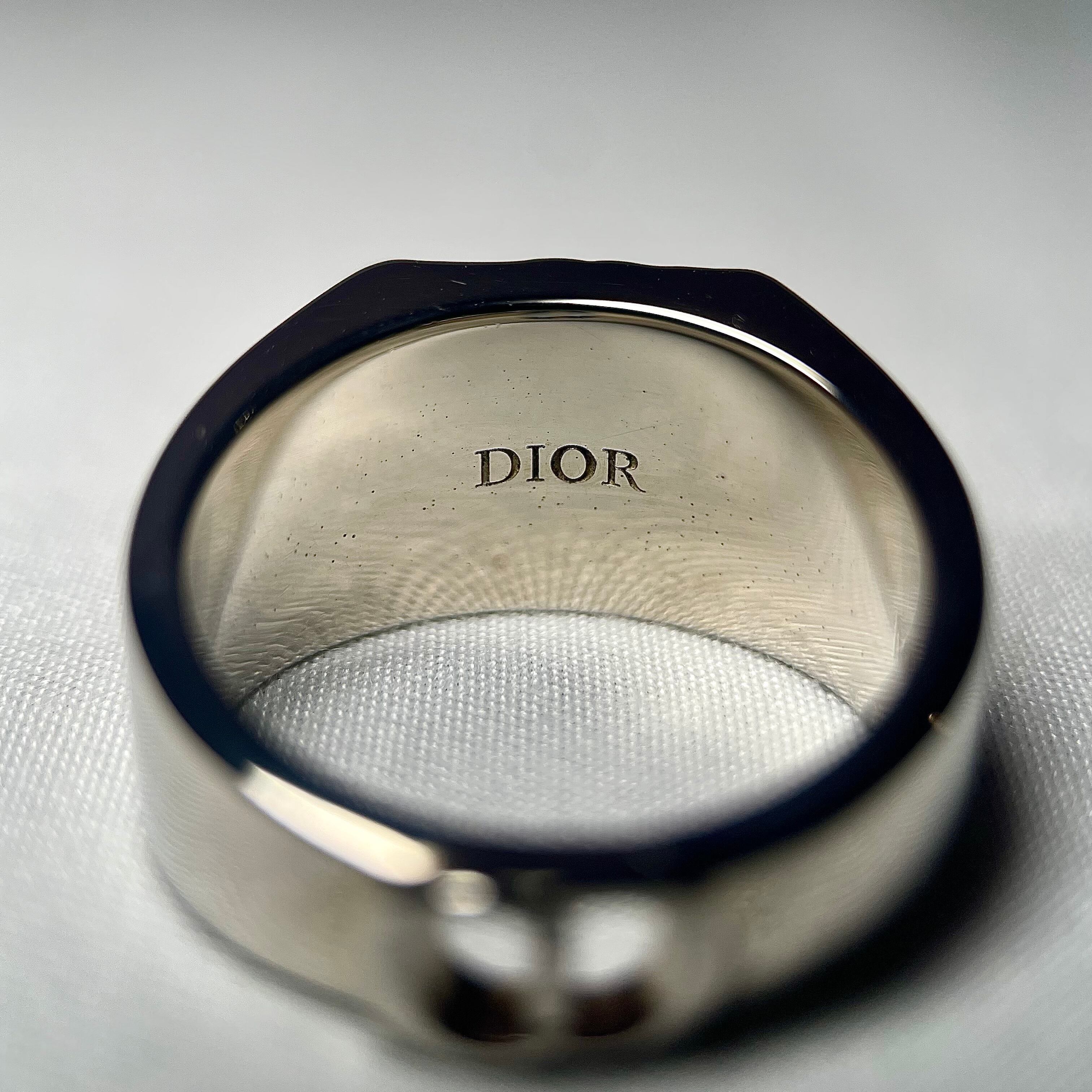 DIOR 約20号 オブリーク シグネット リング シルバー925 ディオール | 2122