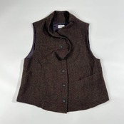 上下 慈雨 ジウ アシンメトリー  デザイン セットアップ ジャケット スカート 40/レディース