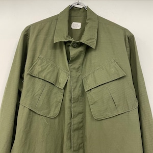 70's US ARMY used jungle fatigue jacket SIZE:S-R S1