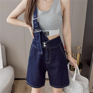 【送料無料】 サロペット ショートパンツ2 色 パンツ ボトムス ひざ丈 ポケット ハイウエスト 薄手生地 かわいい 大人可愛い 大人女子 綺麗 シンプル カジュアル おしゃれ お洒落 こなれ感 ラフ コンサバ 着痩せ レディライク ガーリー系 無地 夏 20代 30代 40代 レディース 女性用 ママ服 デート お出かけ 女子会 お呼ばれ 休日 お茶会 アウトドア 着回し 普段使い 韓国 オルチャン ファッション 体型カバー プチプラ 定番 トレンド デイリーユース ホワイト ブルー インスタ映え