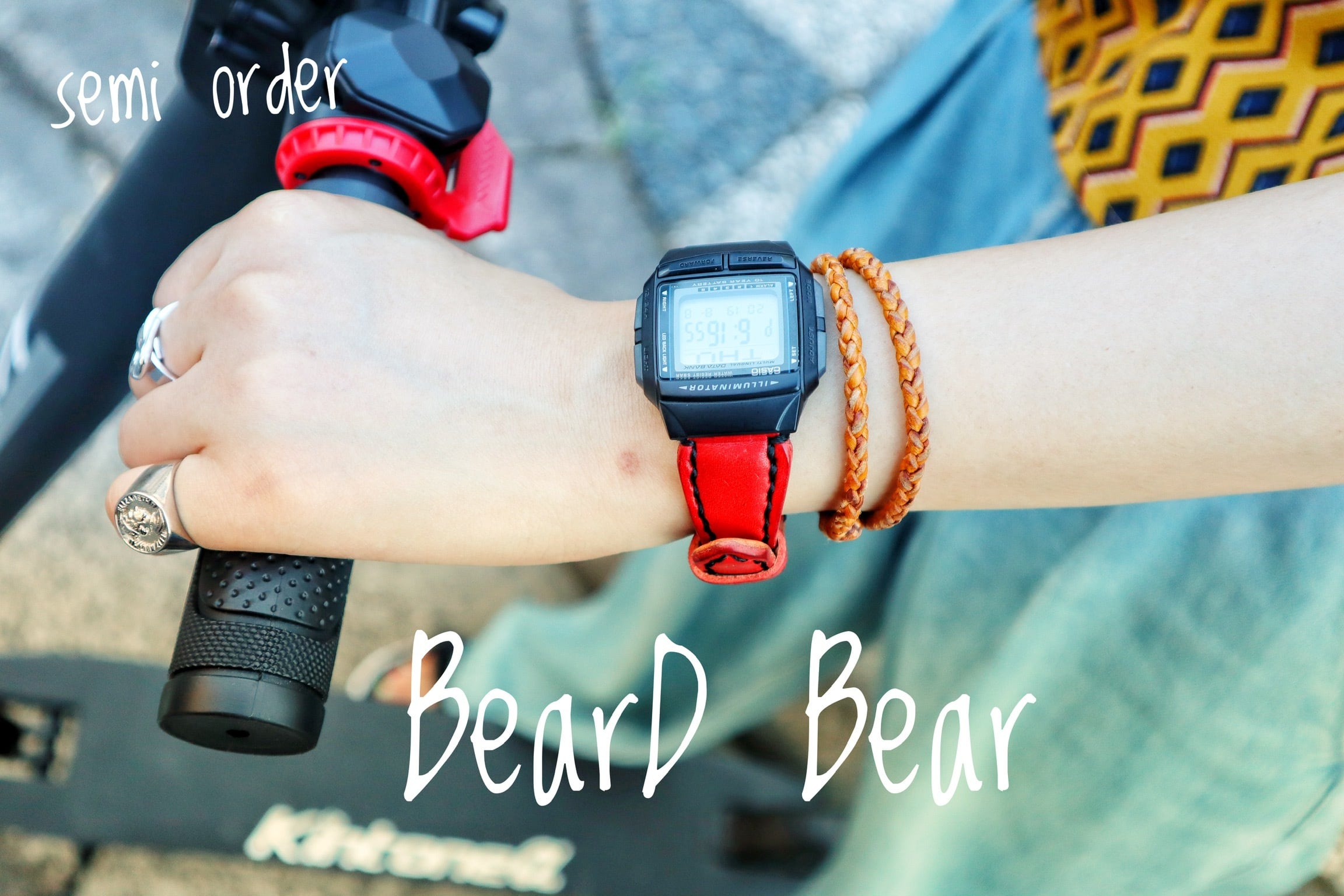 セミオーダー］CASIO DB-36 ×栃木レザー総手縫 | BearD Bear