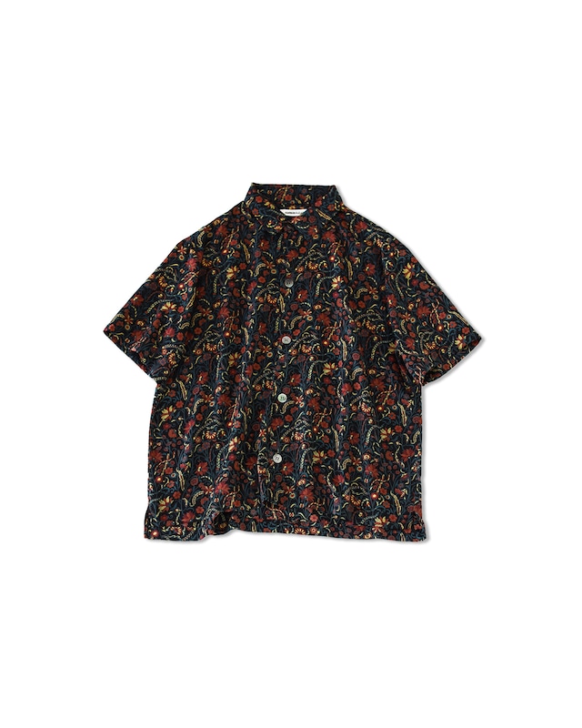 Floral Shirt H/SL / Black