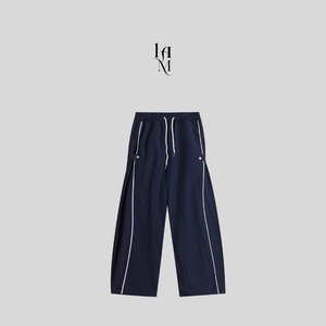 Nylon Snap Patch Lined  Pants (3color)