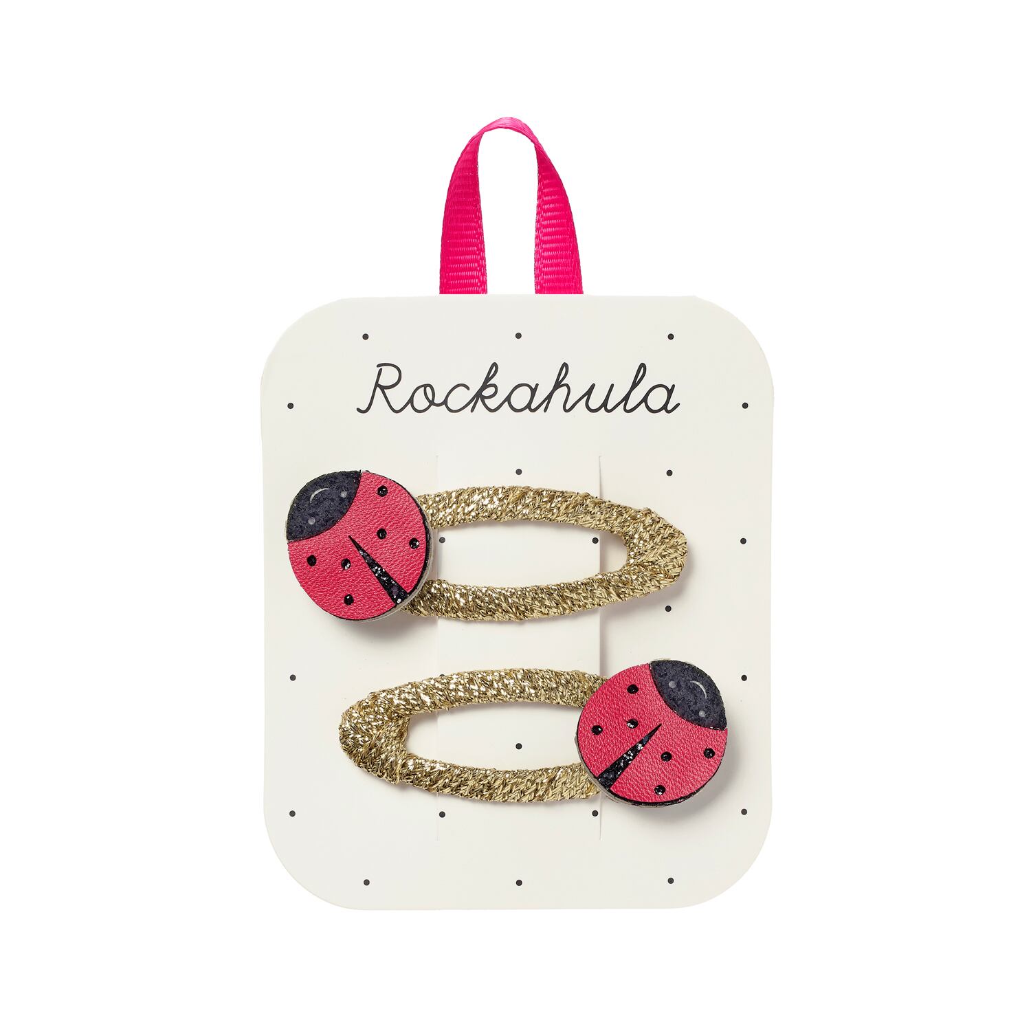 H2523R:Lily Ladybird Clips-RED