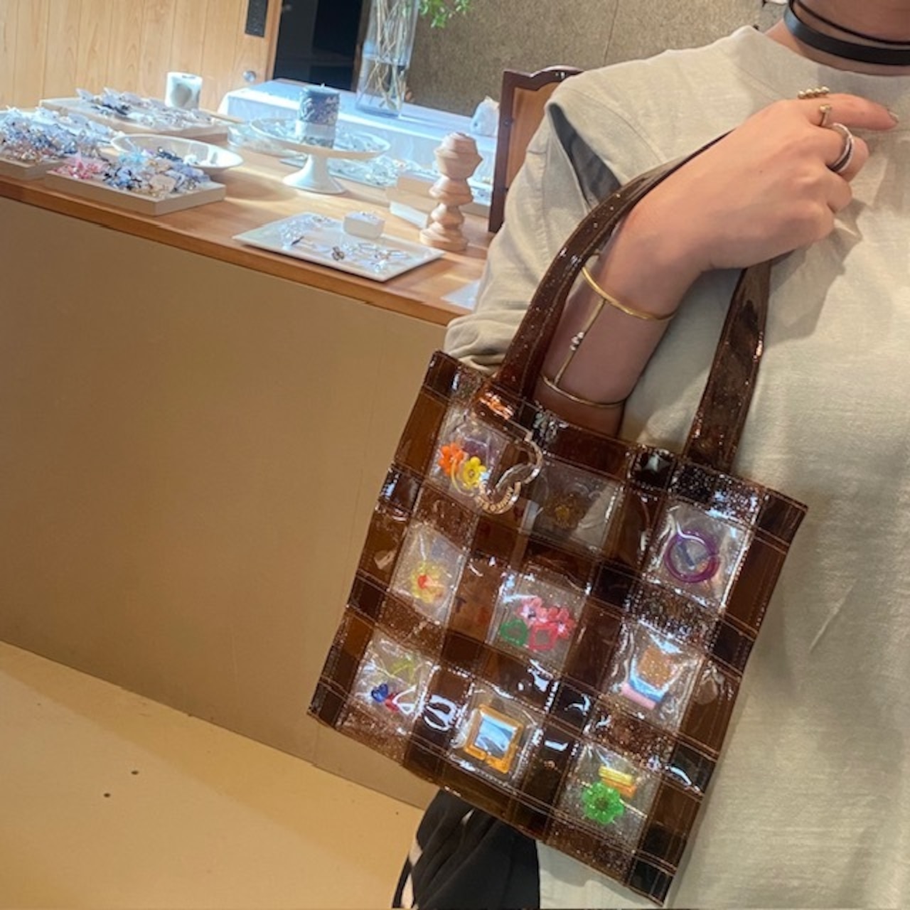 YURIKO ETO : Bag S／Clear