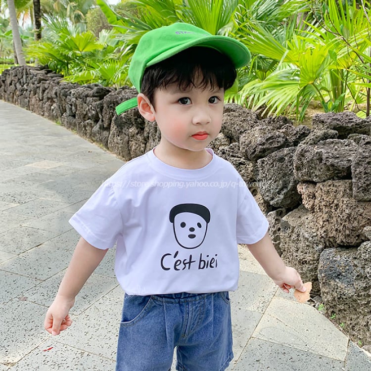 80 130 トップス Tシャツ 韓国版 韓国子供服 キッズ 子供服 女の子 男の子 Q Toworld キュートワールド 子供服 メール便は何点でも送料の合計は280円